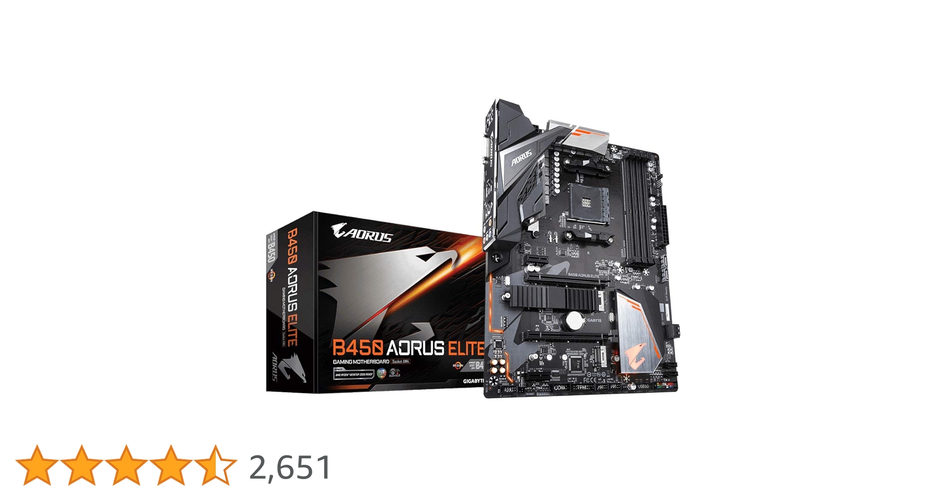 GIGABYTE　B450 AORUS ELITE　AM4 B450 AORUS ELITE (rev. 1.x) Key Features | Motherboard